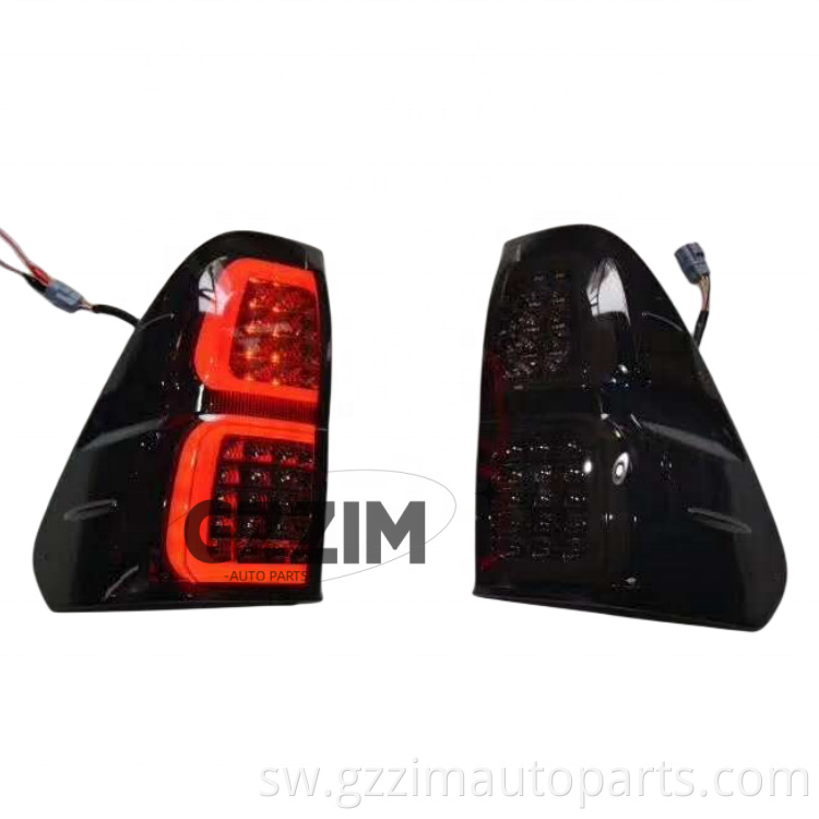 Vifaa vya Gari Sehemu za gari ABS Plastiki iliyobadilishwa taa ya nyuma ya taa ya taa ya Hilux Vigo 2016+